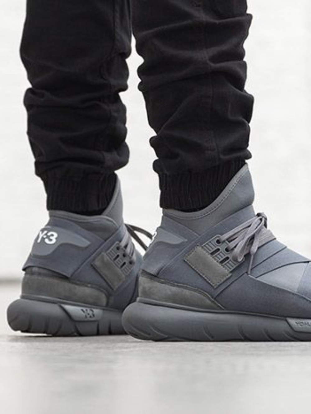 Y-3 Qasa High (Vista Grey, 11.5)